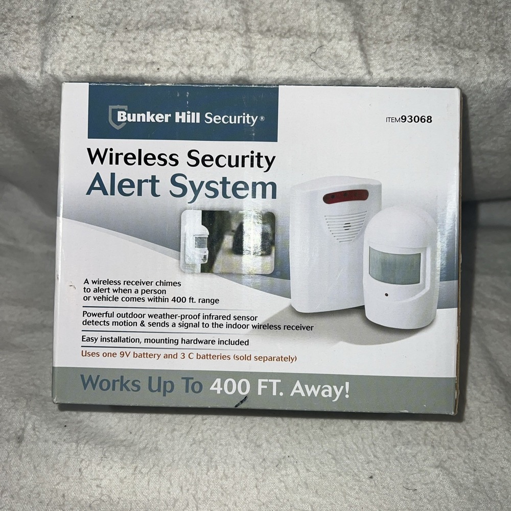 Bunker Hill Security Driveway Alert System 400‎ Feet #93068